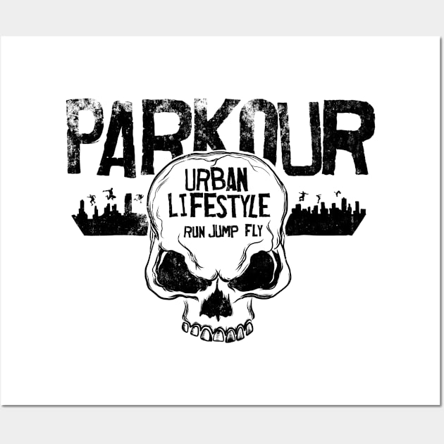 Parkour Urban Lifestyle Wall Art by Kelimok